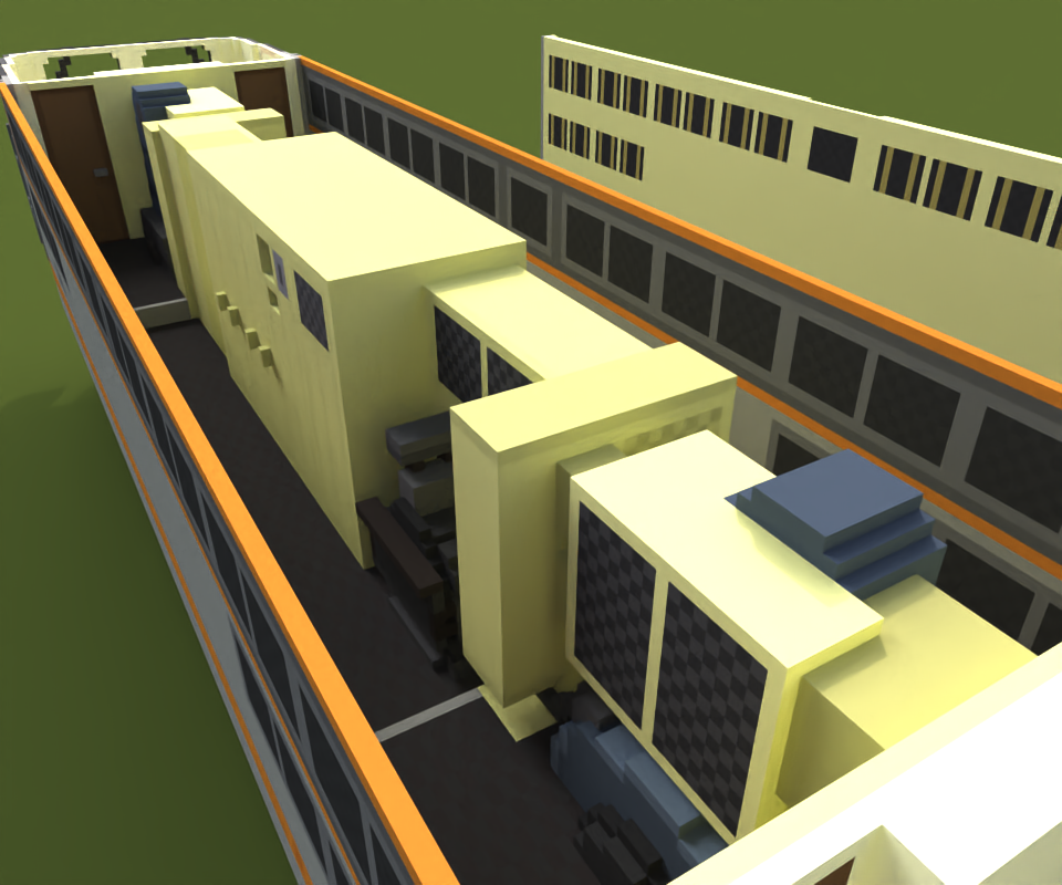 Compartiment moteur BB 8500