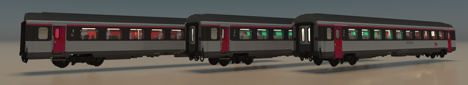 Voiture Corail VTU livrée Carmillon