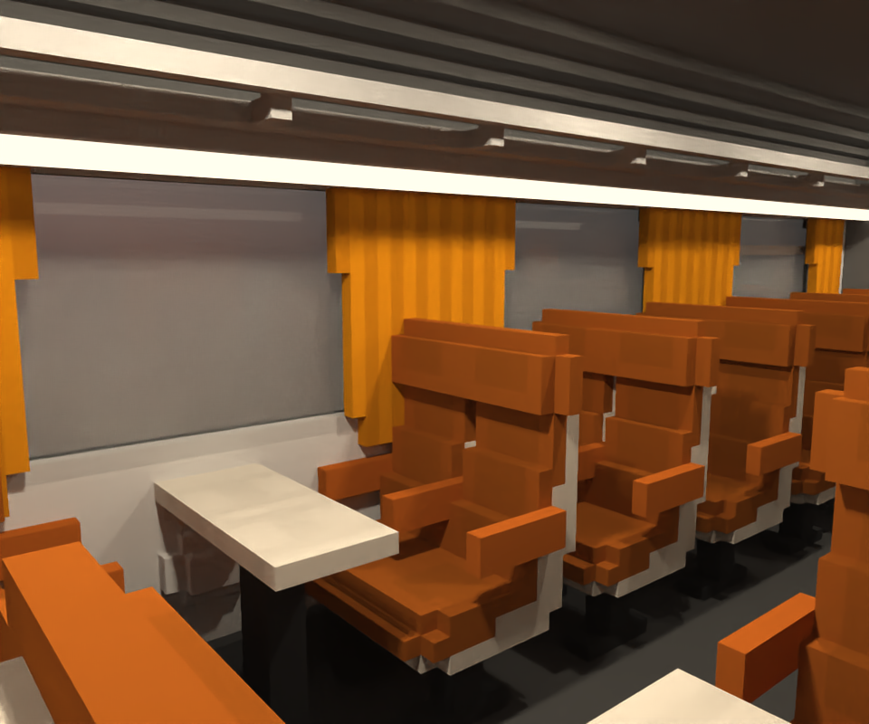 Intérieur voiture Corail