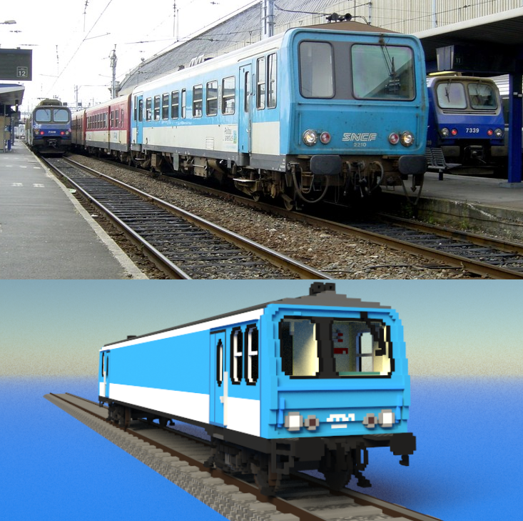 Comparaison X 2200 modèle et réel