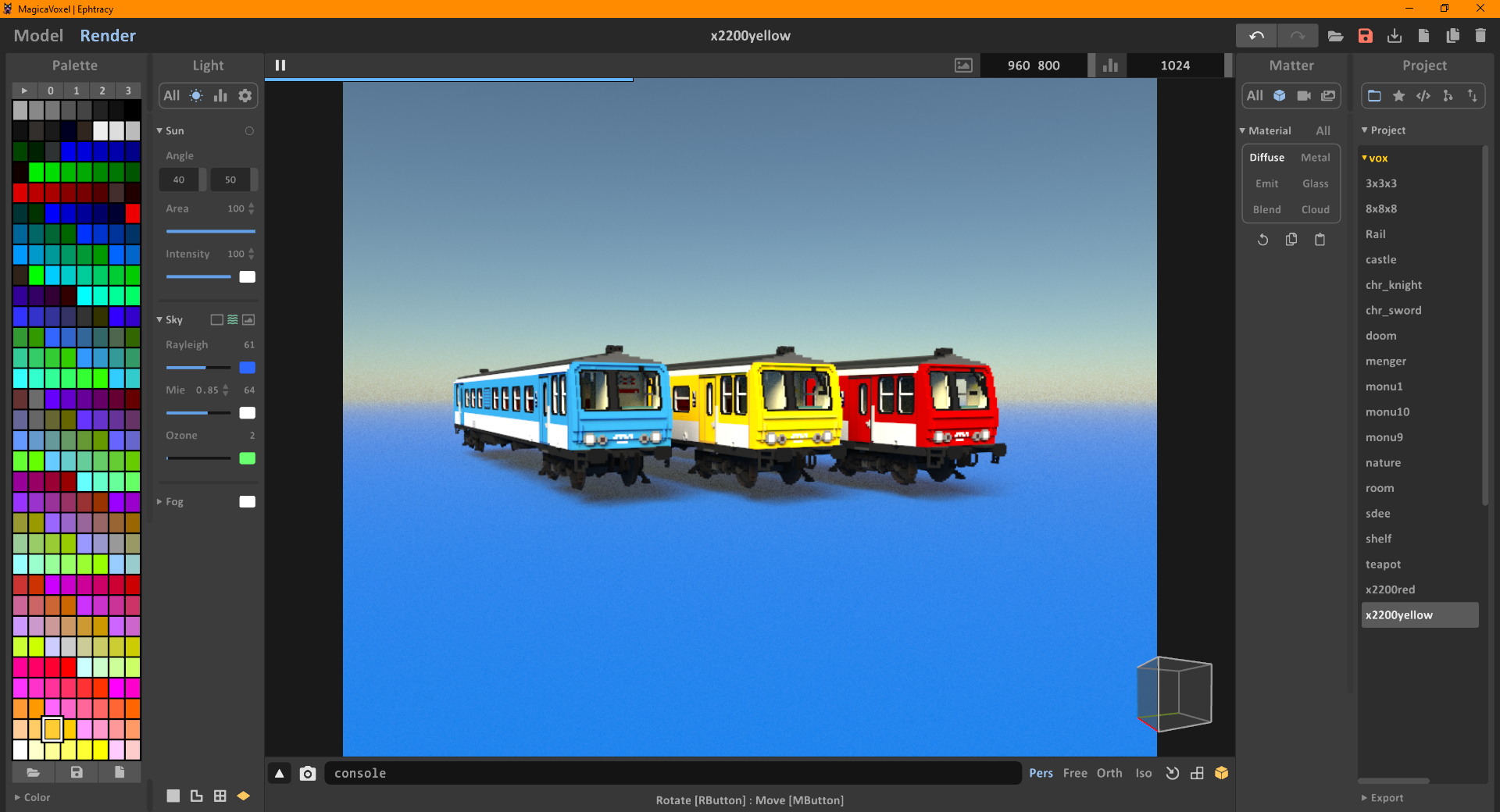 X 2200 trois premières livrées